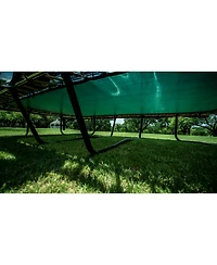 Jumpking Pro-Series Rectangular Trampoline 10ft x 18ft - Double the Springs, Patented V-shaped Spring Arrangement, Comfort Weave Jumping Surface