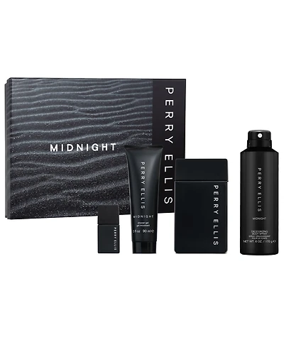 Perry Ellis Men's 4-Pc. Midnight Eau de Toilette Gift Set