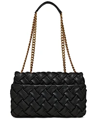 Karl Lagerfeld Paris Lafayette Leather Shoulder Bag