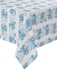 Izod Seagrass Stripe Water-Resistant Indoor and Outdoor Tablecloth