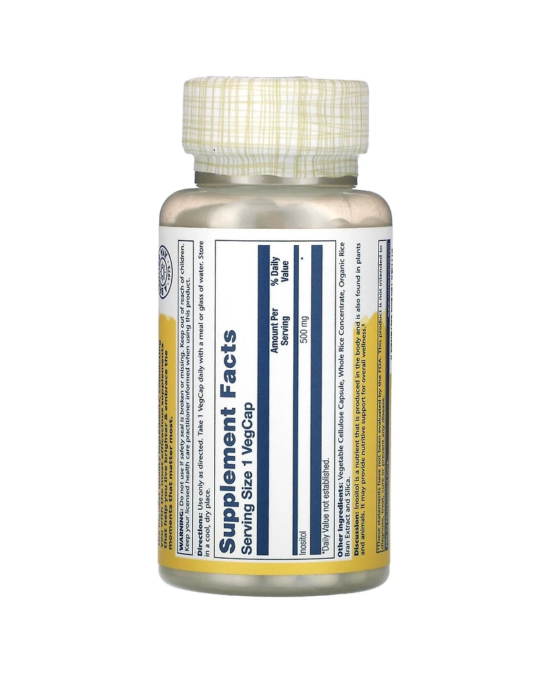 Solaray Inostitol 500 mg