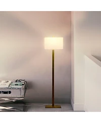Stella 60" Led Standing Floor Lamp with Rectangular Shade