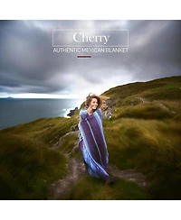 Authentic Large Handwoven Mexican Blanket - Durable Serape