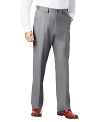 KingSize Big & Tall Relaxed Fit Wrinkle-Free Expandable Waist Plain Front Pants