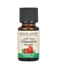 Nature's Answer 100% Pure Organic Essential Oil Geranium