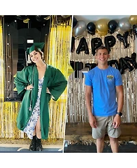 4-Pack Curtain Photo Booth Backdrop Streamers Party Decorations