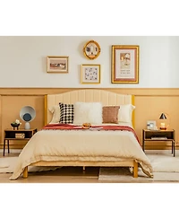 Sugift 2 Pieces Stackable Night Stand Bedside End Table Set