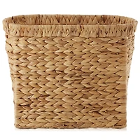 Casafield Magazine Holder Basket with Handles - Oval Seagrass Storage Bin for Bathroom, Home Office Natural