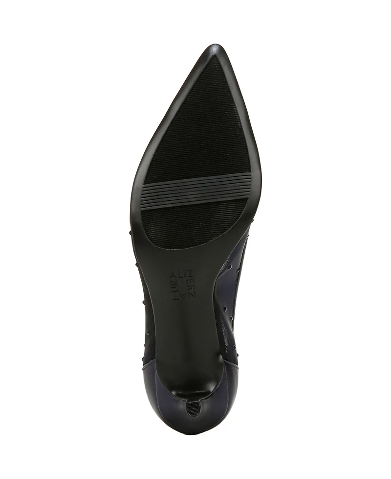 Naturalizer Women's Everly 4 Dress Pumps - Midnight Blue Faux Leather