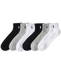 Polo Ralph Lauren Men's 6-Pk. Performance Sport Quarter Socks