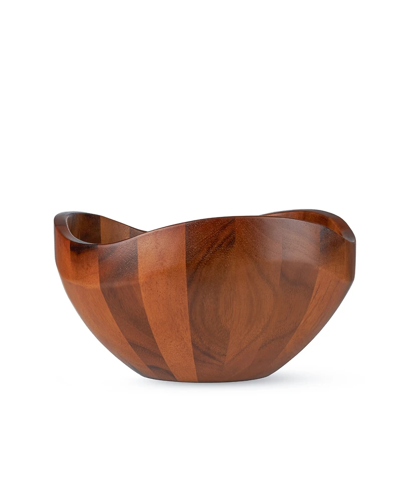 Nambe Billow Salad Bowl w/Servers