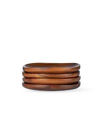 Nambe Billow Individual Appetizer Plate S/4