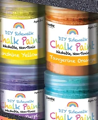 CocoNut Outdoor Chalk Paint Set Diy Sidewalk Chalk Kit 6pk Refill