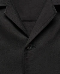 Mango Men's Slim-Fit Linen-Blend Overshirt