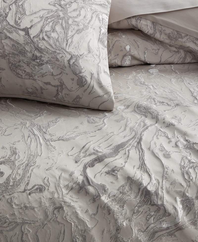 Donna Karan Home Liquid Marble Duvet Cover, Full/Queen