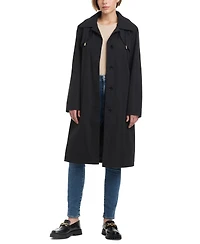 Kate Spade New York Women's Hooded Bibbed Raincoat