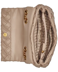 Karl Lagerfeld Paris Lafayette Leather Shoulder Bag