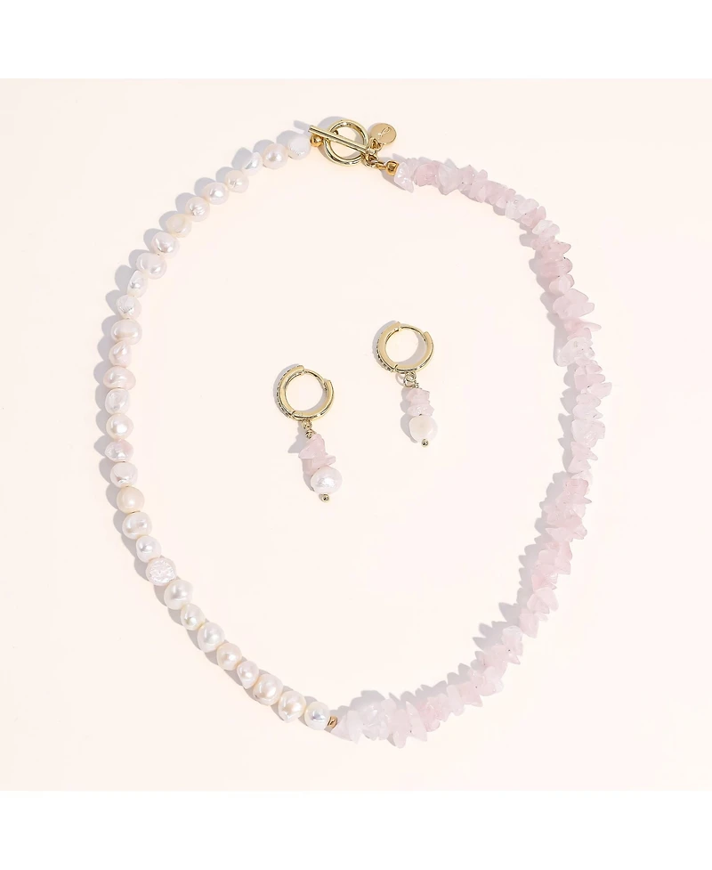 Joey Baby Rose Quartz Gift Set - Small