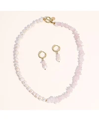Joey Baby Rose Quartz Gift Set - Small