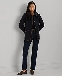 Lauren Ralph Women's Quilted Velboa-Lined Coat