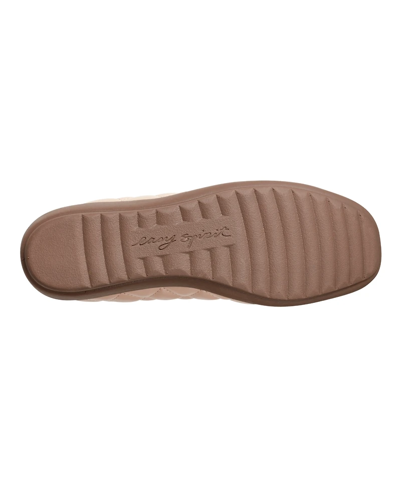 Easy Spirit Women's Adrina Quilted Ballet Flats