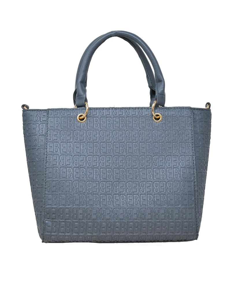Bebe Celia Embossed Logo Satchel Bag
