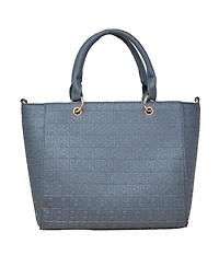 Bebe Celia Embossed Logo Satchel Bag