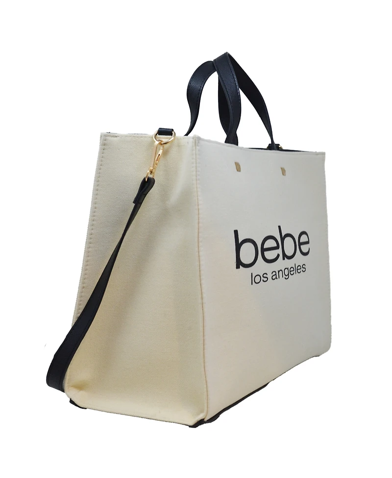 Bebe Rian Canvas Tote Bag