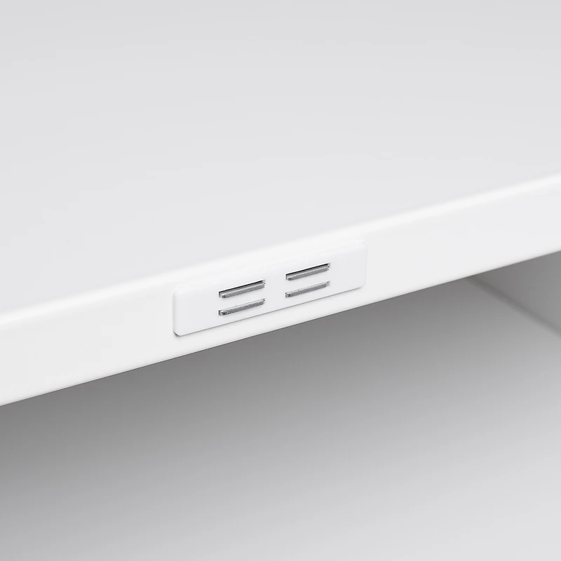 Streamdale Furniture Office Furniture Copier Cabinet White 2 Door Steel Copier Stand Mobile Pedestal File Printer Stand