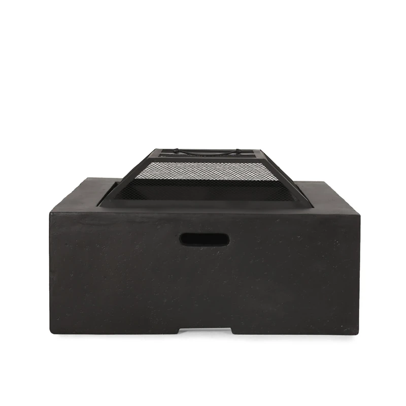 Mgo 29” Square Wood Burning Fire Pit