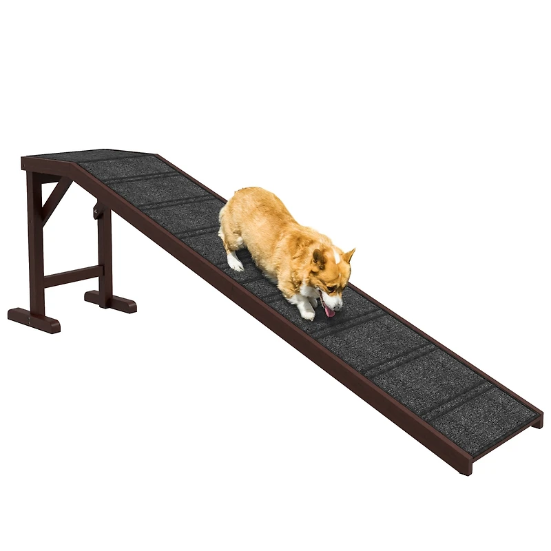 Streamdale Furniture Premium Carpet Pet Ramp - Easy Access for Cats, Dogs, and Puppies