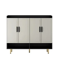 Reliable and Elegant Entryway Shoe Cabinet with Ample Storage