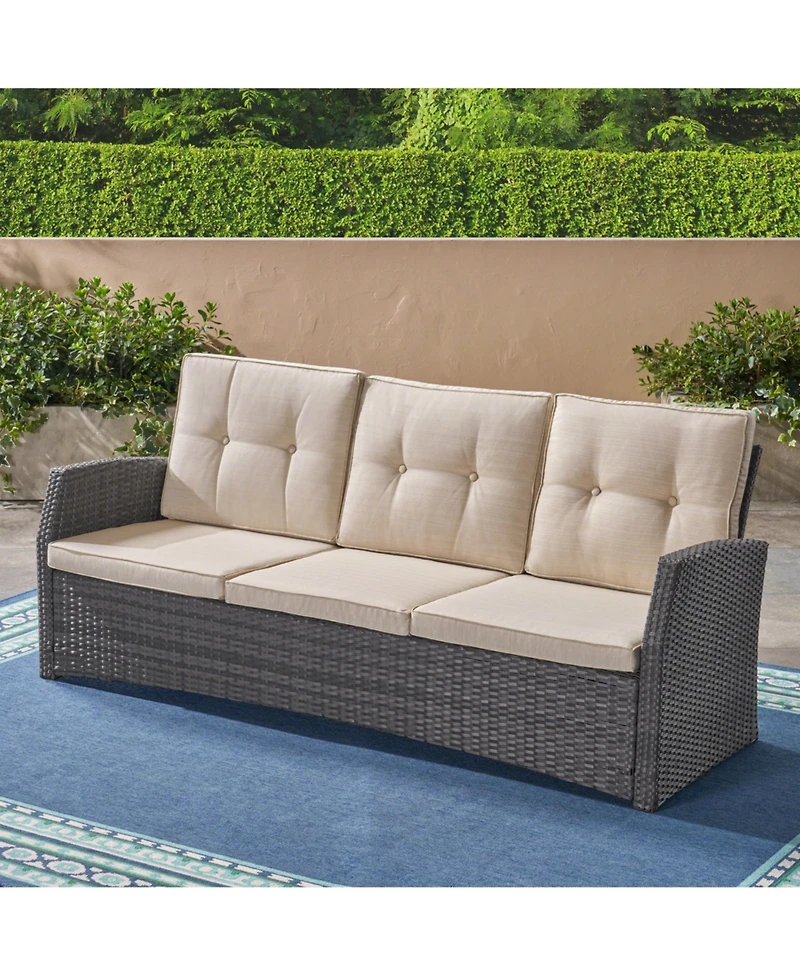 Streamdale Modern 3-Seater Patio Sofa Stylish, Durable, Water-Resistant