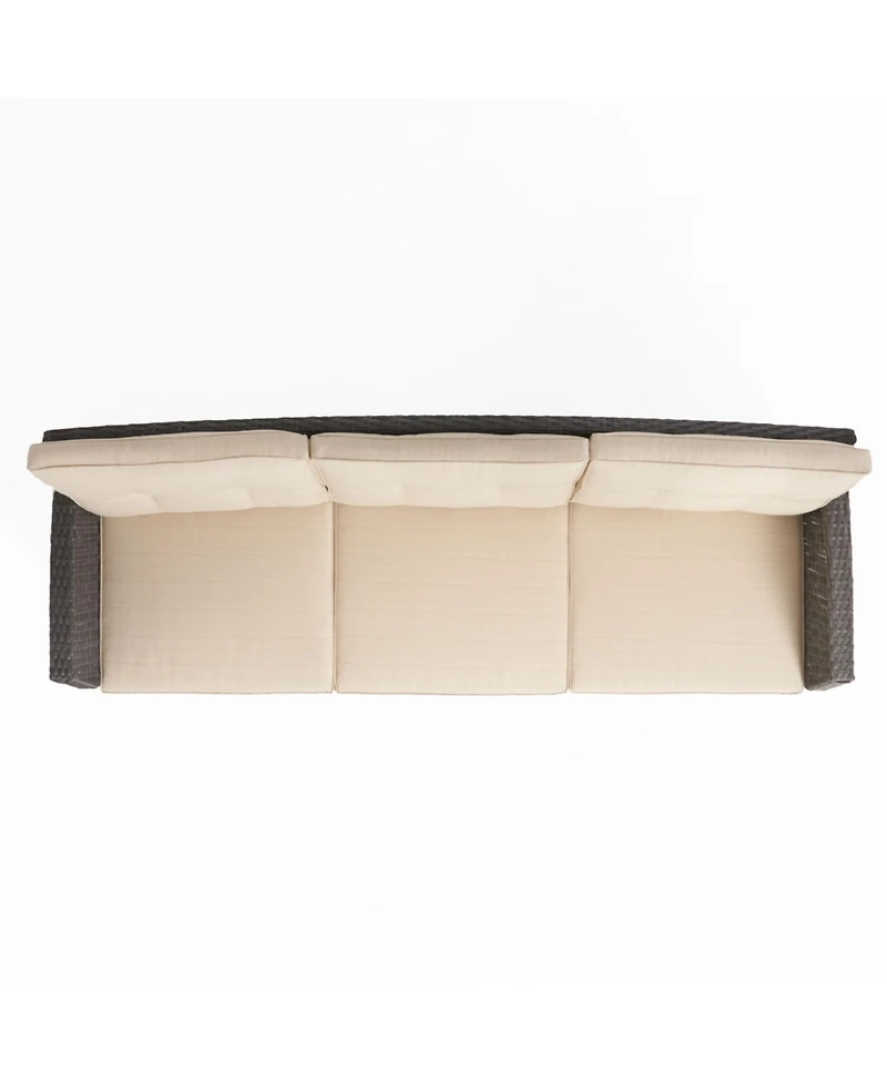 Streamdale Modern 3-Seater Patio Sofa Stylish, Durable, Water-Resistant