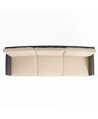 Streamdale Modern 3-Seater Patio Sofa Stylish, Durable, Water-Resistant