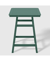 WestinTrends 5-Piece Hdpe Outdoor Patio Dining Bar Bistro Table Set with Counter High Stools