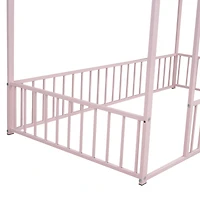 Streamdale Twin Metal Bed with Fence