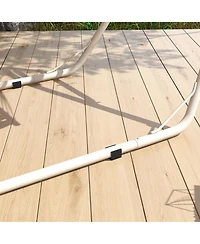 Hammock Stand for 2 Person, Portable Adjustable Steel Frame Hammock Stand with Weather Resistant Finish, for 9-14ft Hammocks, 10.3', 550 lbs. Capacity