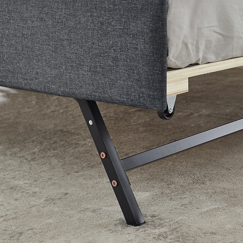 Streamdale Tufted Daybed with Trundle and Usb