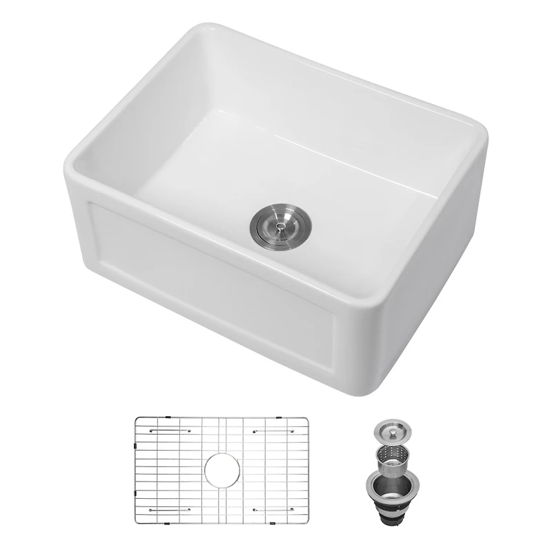 Streamdale 24" Ceramic Farmhouse Kitchen Sink