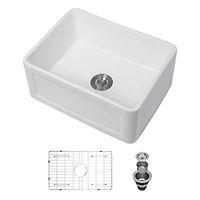 Streamdale 24" Ceramic Farmhouse Kitchen Sink