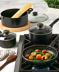 Basic Essentials 7-Pc. Nonstick Aluminum Cookware Set