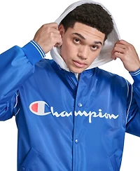 Champion Men's Varsity Logo Bomber Jacket