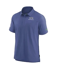 Nike Men's College Navy Seattle Seahawks Sideline Lockup Performance Polo