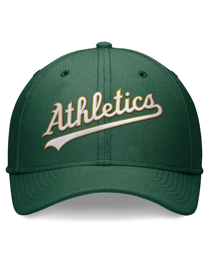Nike Men's Green Oakland Athletics Evergreen Performance Flex Hat