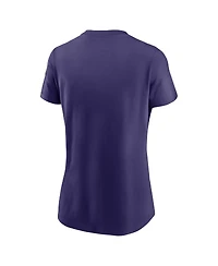 Nike Women's Purple Clemson Tigers Primetime Evergreen Logo T-Shirt