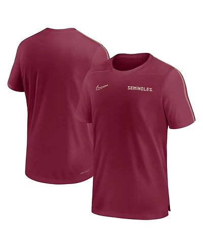 Nike Men's Florida State Seminoles 2024 Sideline Coach Performance T-shirt