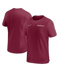 Nike Men's Florida State Seminoles 2024 Sideline Coach Performance T-shirt