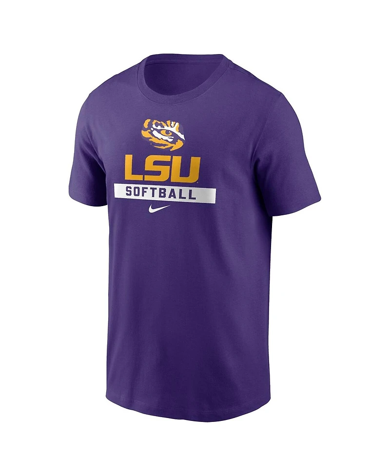 Nike Men's Purple Lsu Tigers Softball T-Shirt