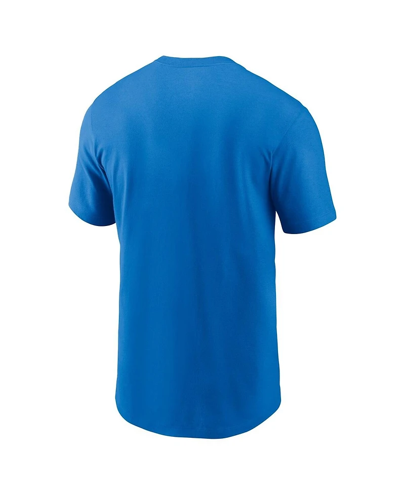 Nike Men's Blue Detroit Lions Primary Logo T-Shirt